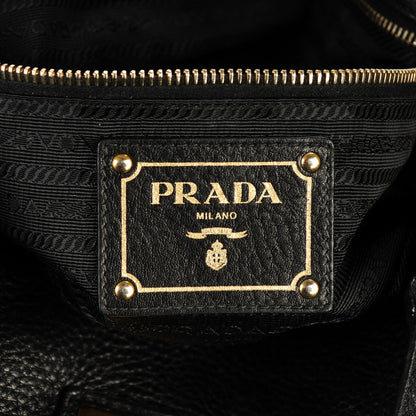 Prada Vitello Daino Shoulder Bag Nero Black 6 of 9