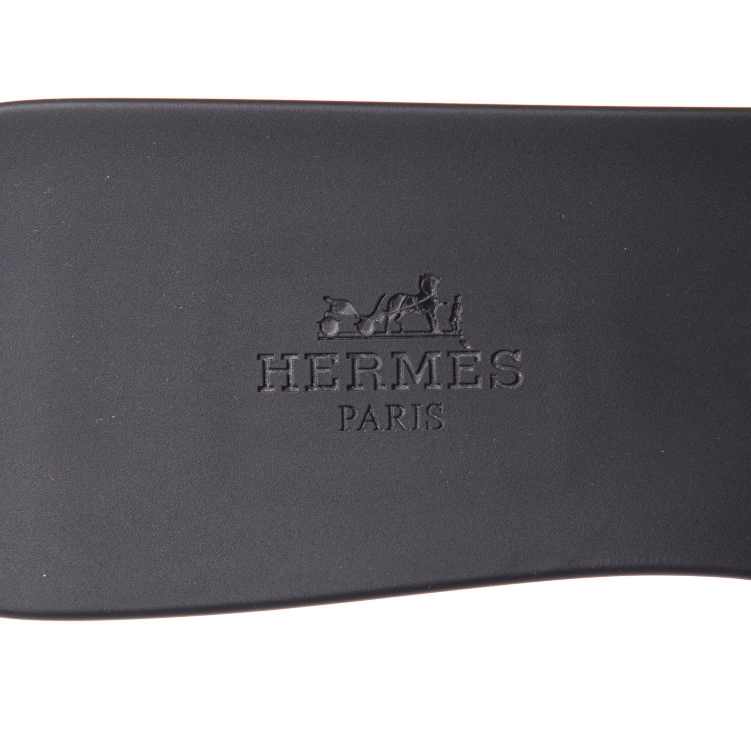 Hermes Rubber Aloha Sandals 39 Black 9 of 9