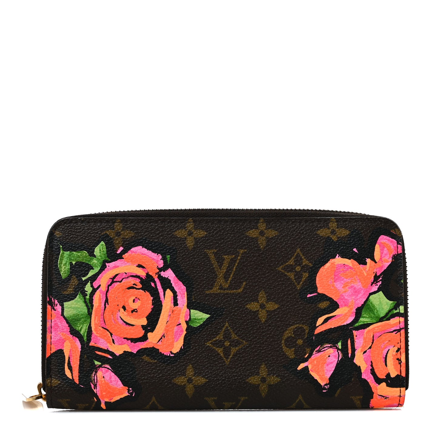 Monogram Roses Zippy Wallet