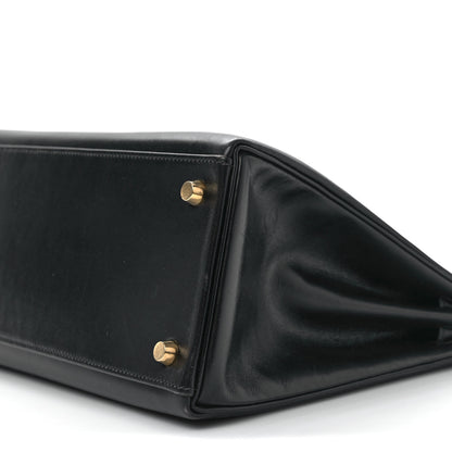 Hermes Box Kelly Retourne 32 Black 7 of 9