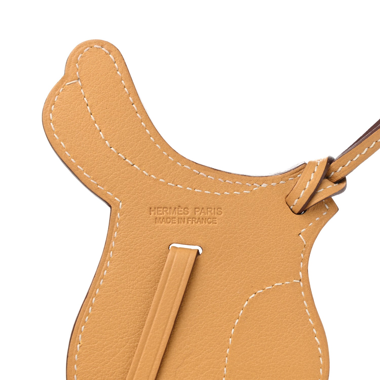 Hermes Swift Paddock Selle Horse Saddle Bag Charm Curry 3 of 3