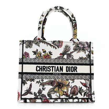 Christian Dior Canvas Jardin Botanique Embroidered Small Book Tote Multicolor 1 of 9