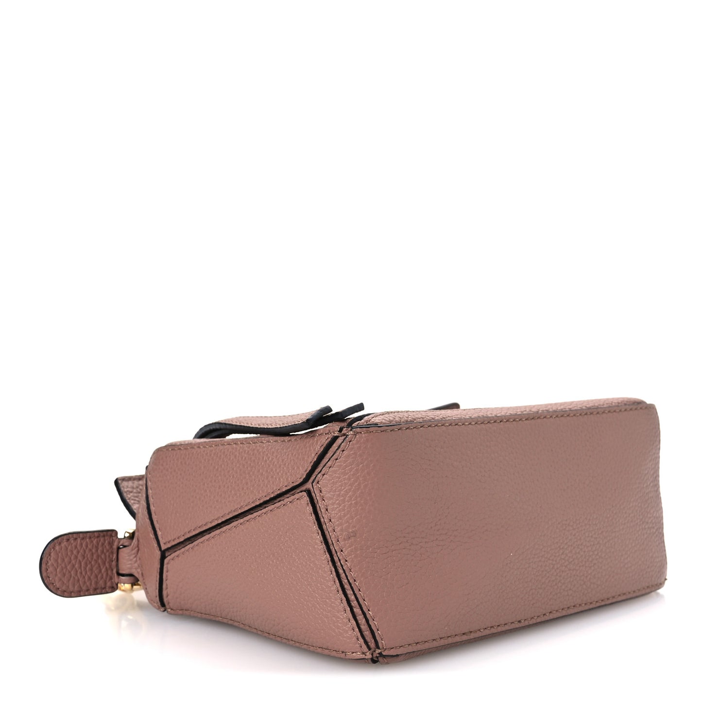 Grained Calfskin Mini Puzzle Bag Dark Blush