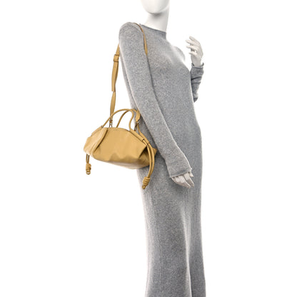 Loewe Shiny Nappa Calfskin Paseo Bag Dark Butter 2 of 10