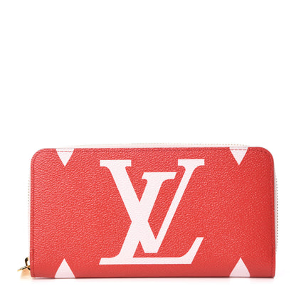 Louis Vuitton Monogram Giant Zippy Wallet Rouge Rose 1 of 8