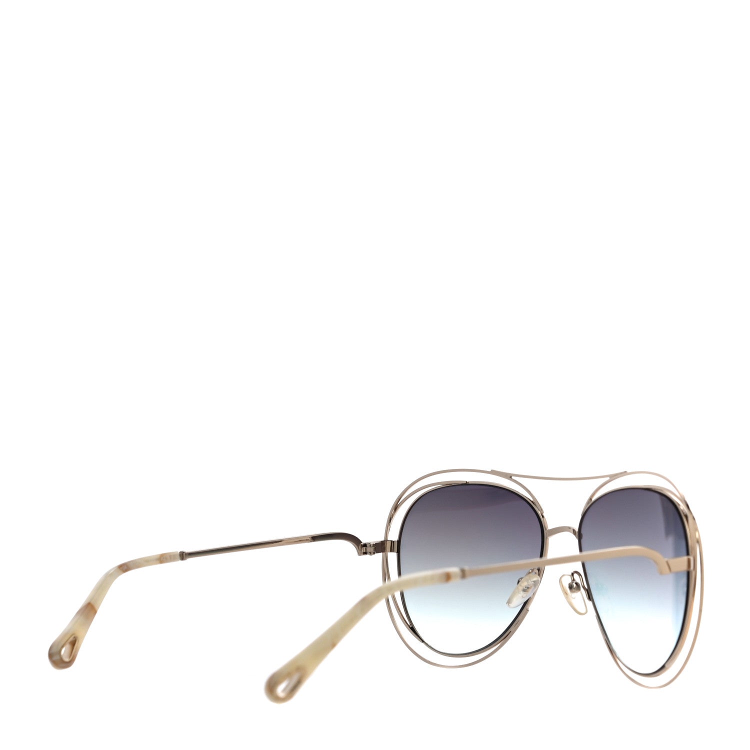 Chloe Carlina Round Sunglasses CE134S Gold 4 of 7