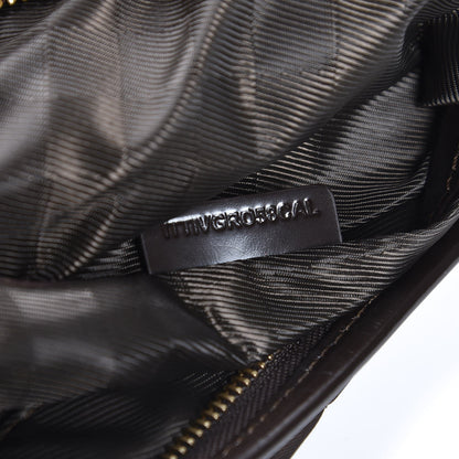 Burberry Nylon Calfskin Quilted Hoxton Hobo Brown 8 of 8