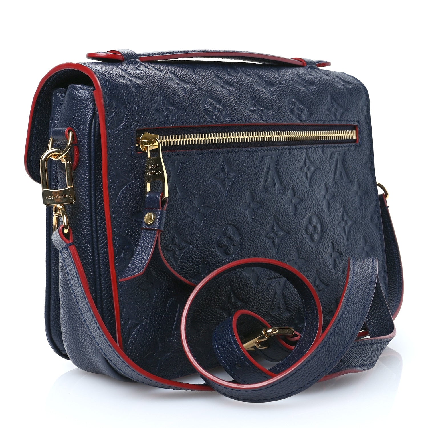 Louis Vuitton Empreinte Pochette Metis Marine Rouge 3 of 11