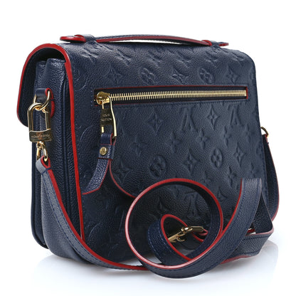 Louis Vuitton Empreinte Pochette Metis Marine Rouge 3 of 11