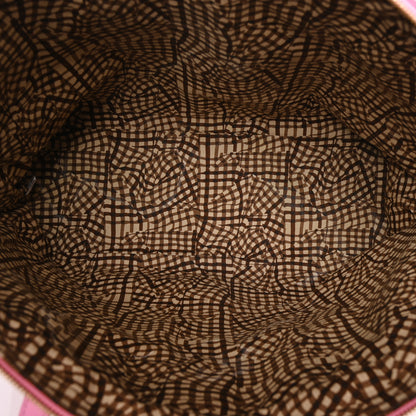 MCM Visetos Large Anya Shopper Tote Pink 4 of 6