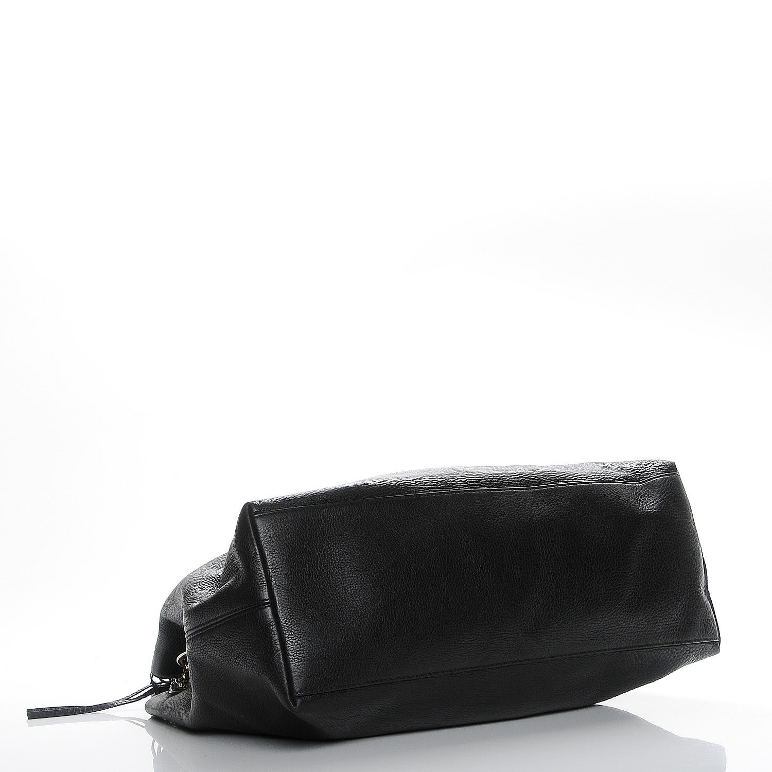 Gucci Pebbled Calfskin Large Soho Chain Shoulder Bag Black 4 of 8