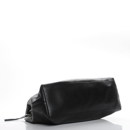 Gucci Pebbled Calfskin Large Soho Chain Shoulder Bag Black 4 of 8