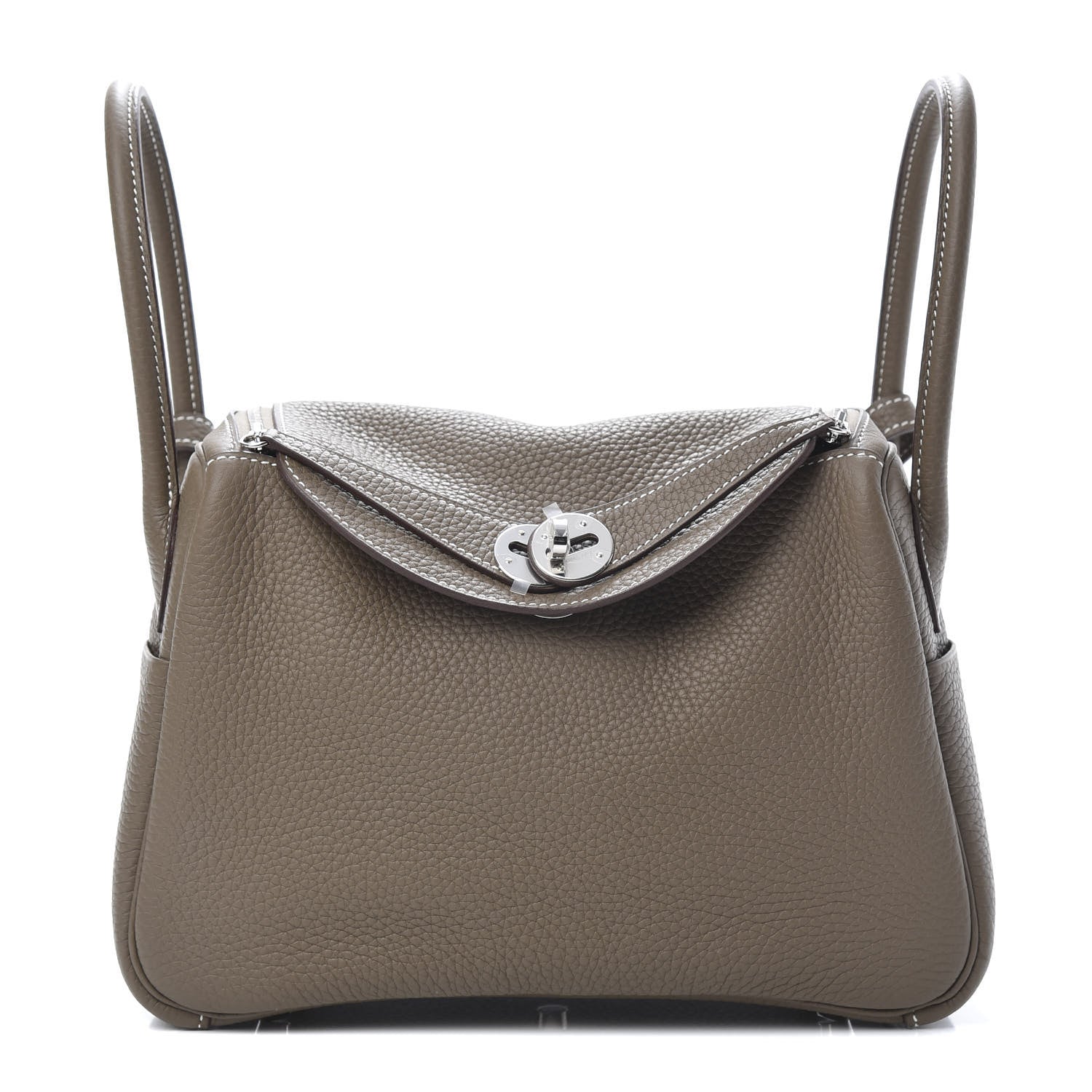 Hermes Taurillon Clemence Lindy 26 Etoupe 1 of 11