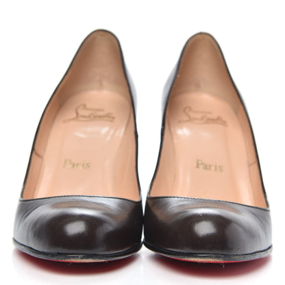 Christian Louboutin Shiny Nappa Simple 85 Pumps 36.5 Brown 2 of 12
