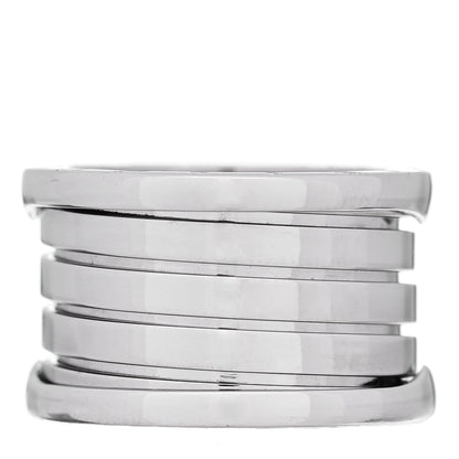 Bulgari 18K White Gold B.Zero1 Four-Band Ring 51 5.75 3 of 8