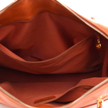 Chanel Caviar Large CC Shoulder Bag Orange 4 of 8