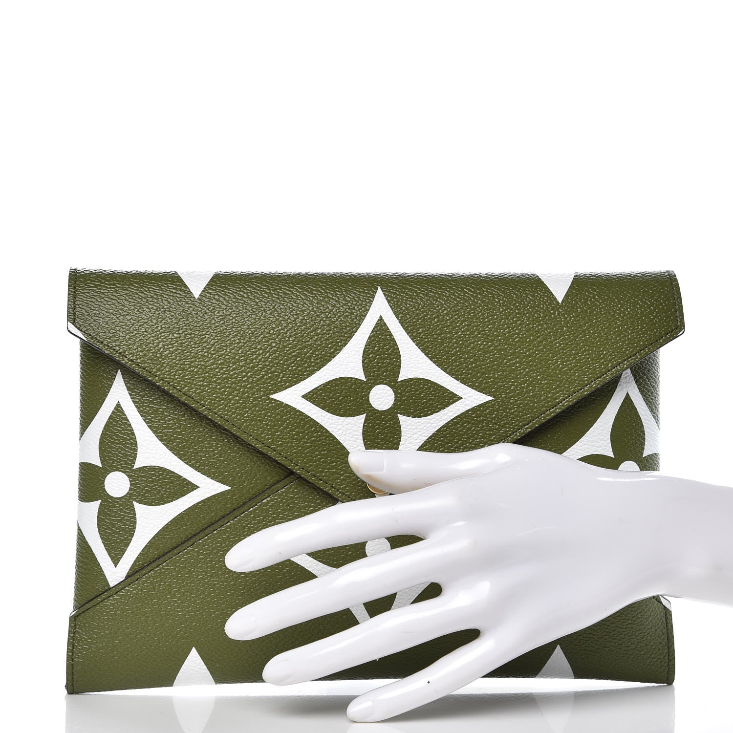 Louis Vuitton Monogram Giant Large Kirigami Pochette Kaki 2 of 6