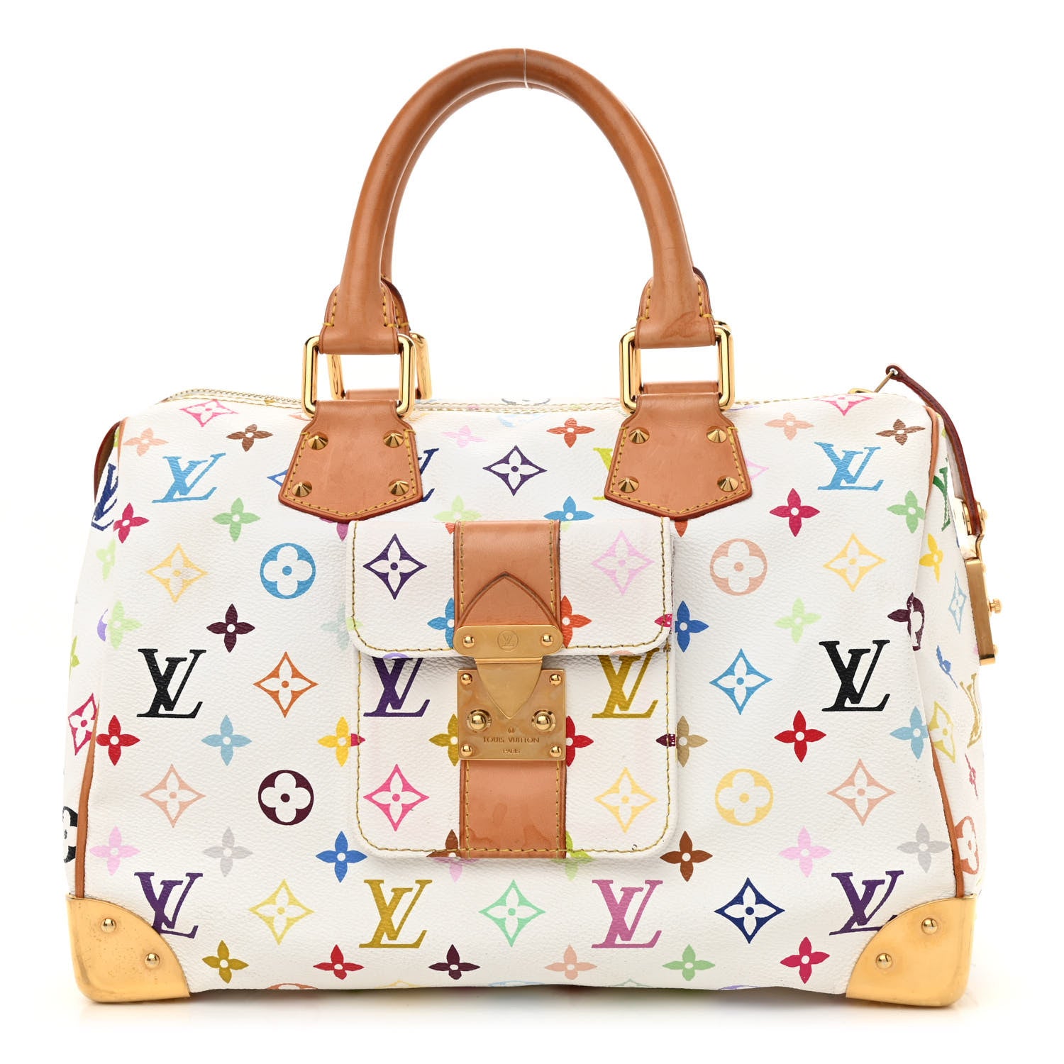 Louis Vuitton Monogram Multicolor Speedy 30 White 1 of 8