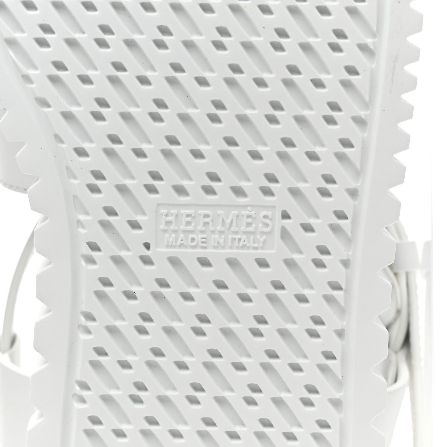 Hermes Calfskin Womens Everest Sandals 38 White 7 of 11