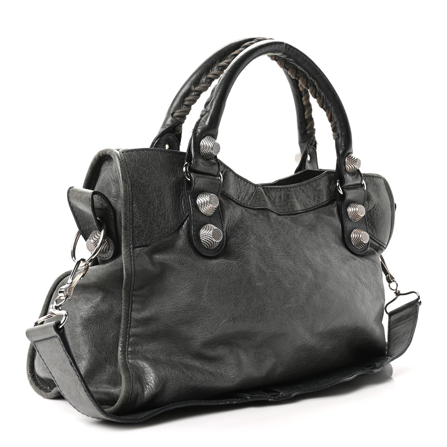 Balenciaga Agneau Giant 21 Silver Hardware City Ardoise 3 of 10