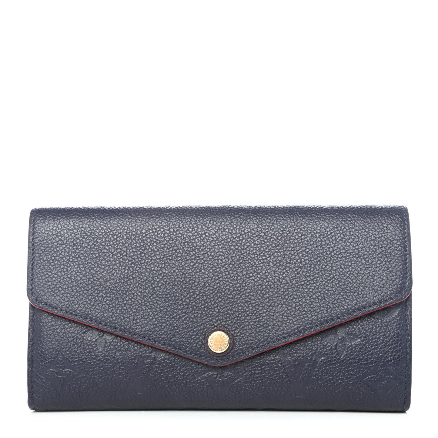 Empreinte Sarah Wallet NM Marine Rouge