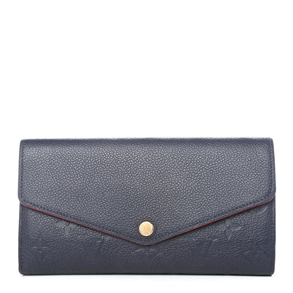 Louis Vuitton Empreinte Sarah Wallet NM Marine Rouge 1 of 4