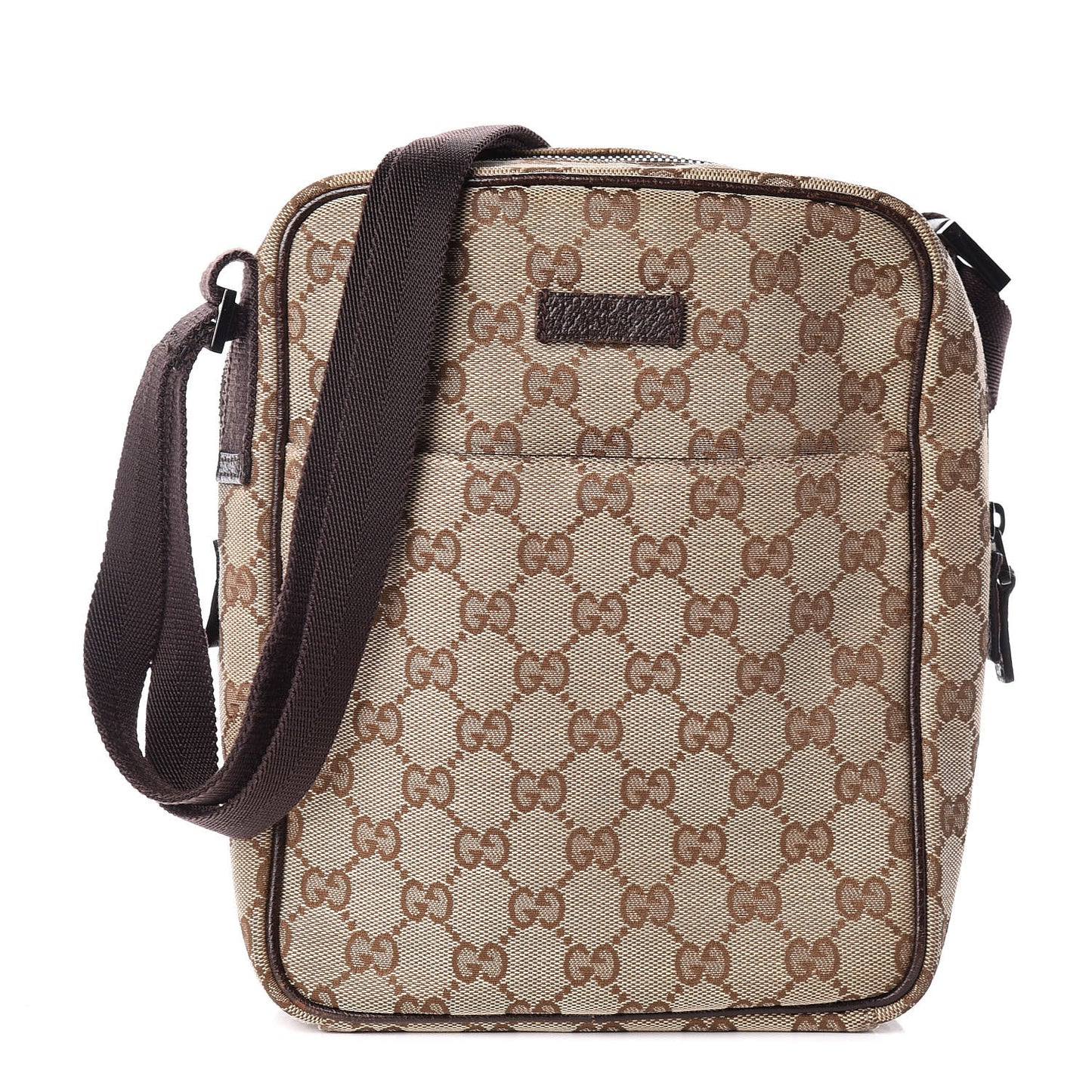 Monogram Messenger Bag Brown