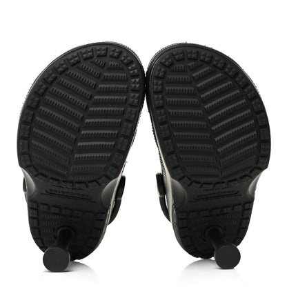 Balenciaga X CROCS Rubber Womens Madame 80 Sandals 39 Black 5 of 8