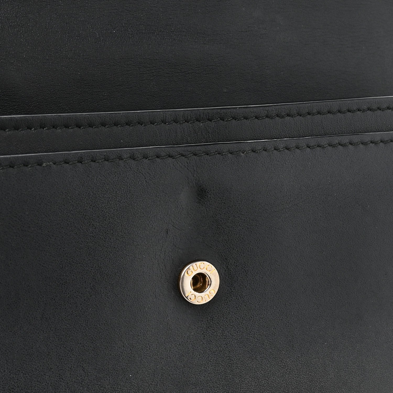 Gucci Calfskin Sylvie Continental Wallet Black 14 of 14