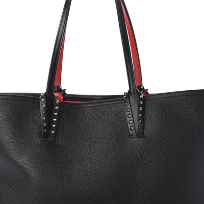 Christian Louboutin Calfskin Spikes East West Cabata Tote Black 13 of 13