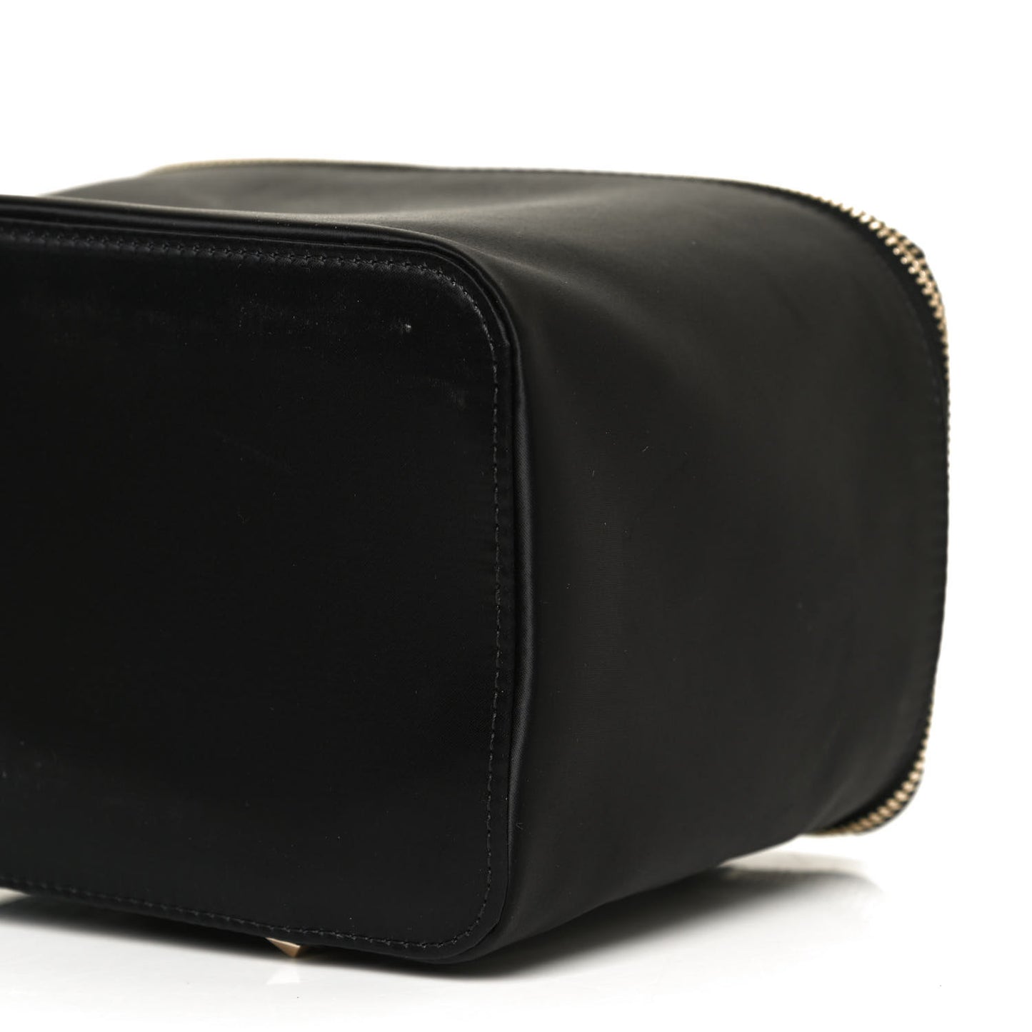 Satin Rockstud Vanity Case Black