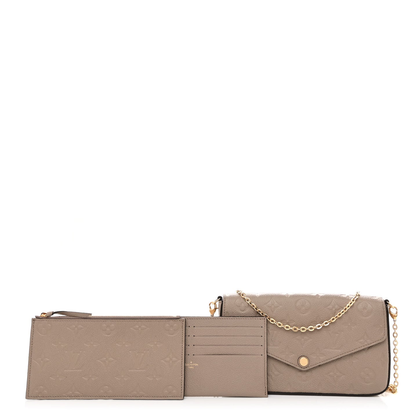 Empreinte Pochette Felicie Chain Wallet Tourterelle