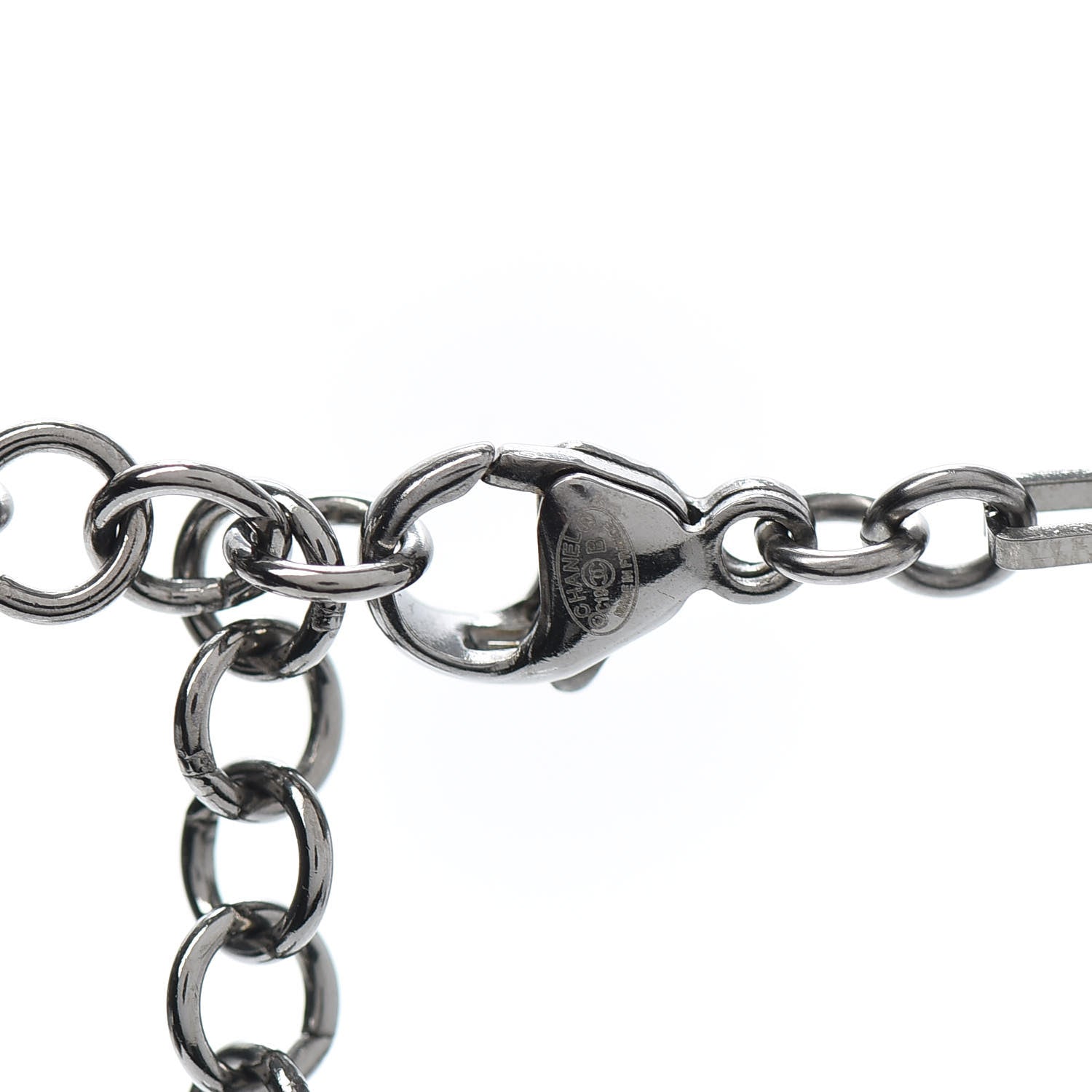 Chanel Ruthenium Crystal Pearl Necklace 4 of 4