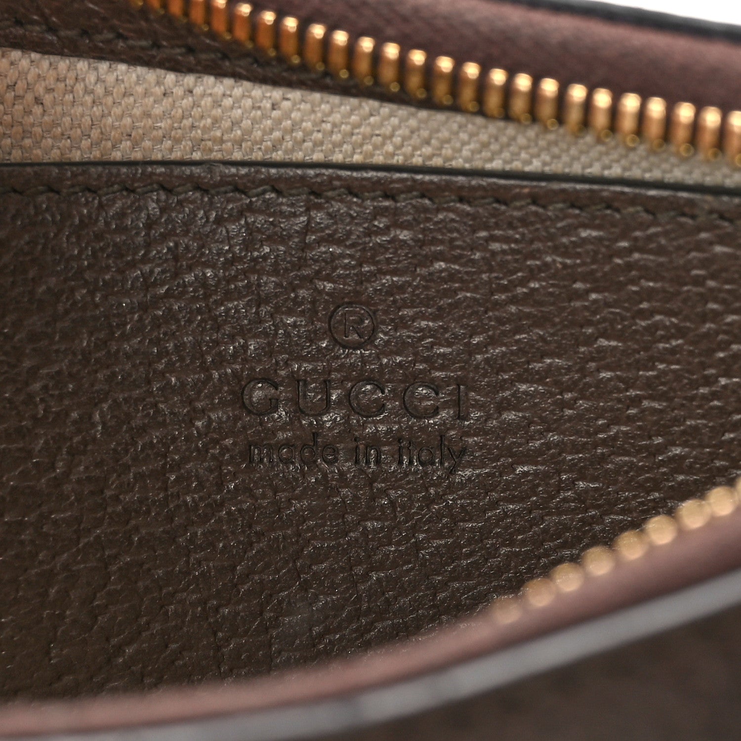Gucci GG Supreme Monogram Textured Dollar Calfskin Web Small Ophidia GG Handbag Beige Ebony New Acero 10 of 10