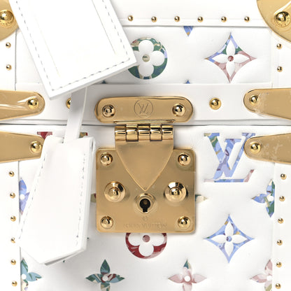 Louis Vuitton Lambskin Embossed Monogram LV Garden Camera Box White Multicolor 7 of 11