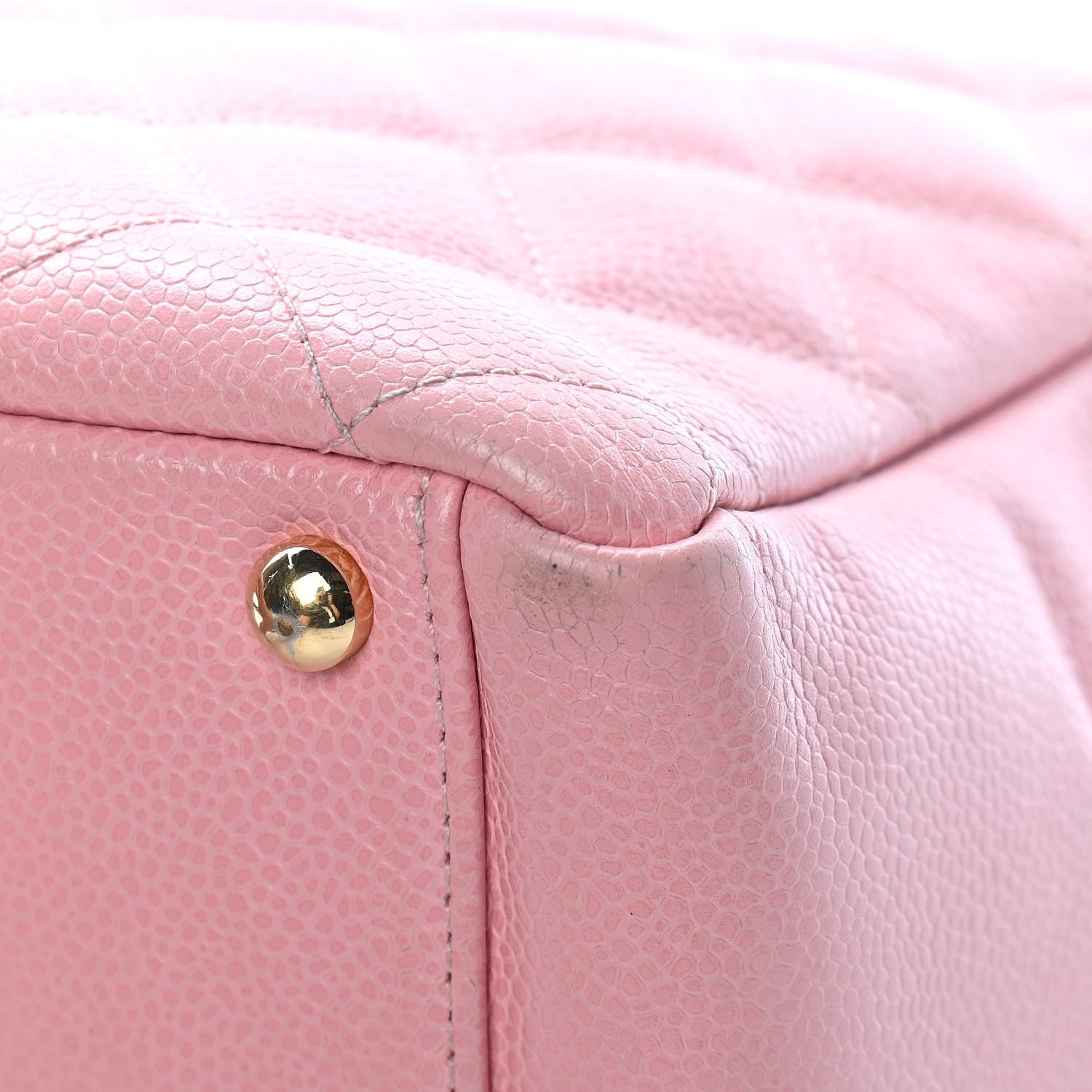 Chanel Caviar Quilted Petit Timeless Shopping Tote PTT Pink 10 of 14