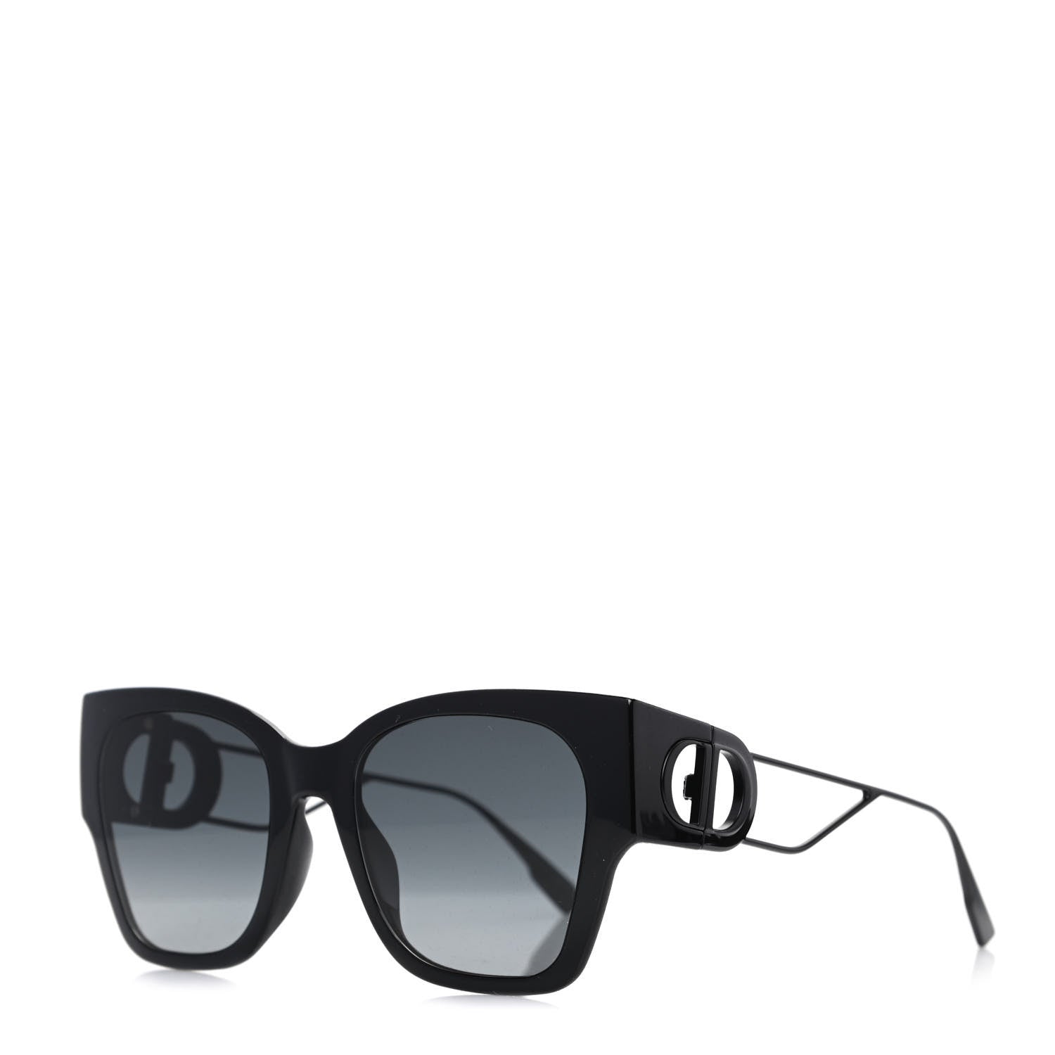 Christian Dior Rectangular 30 Montaigne 1 Sunglasses Black 1 of 7