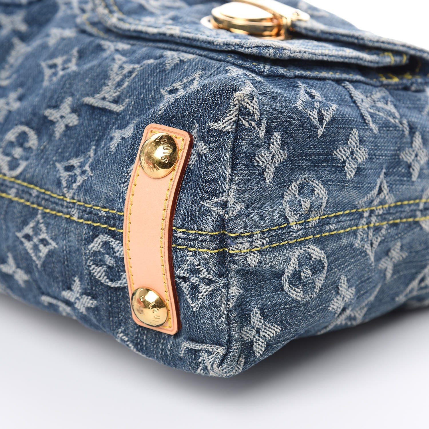 Louis Vuitton Monogram Denim Baggy PM Blue 9 of 12