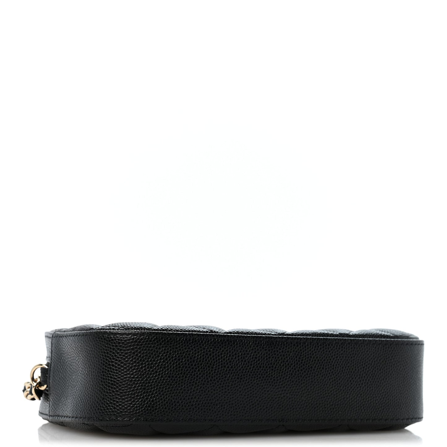 Caviar Quilted Vanity With Chain Black