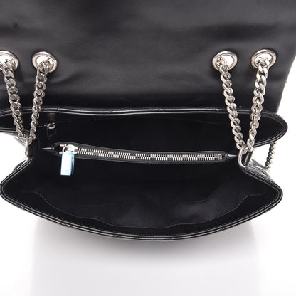 Saint Laurent Calfskin Y Quilted Monogram Medium Loulou Chain Satchel Black 6 of 8