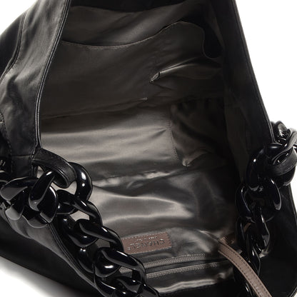 Chanel Calfskin Modern Chain Rhodoid Hobo Black 6 of 7