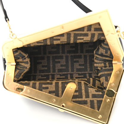 Fendi Shiny Nappa Small Fendi First Black 5 of 12