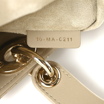 Christian Dior Lambskin Cannage Small My ABCDior Lady Dior Corda 7 of 10