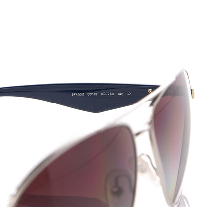 Prada Gradient Aviator Sunglasses SPR53Q Black 6 of 7