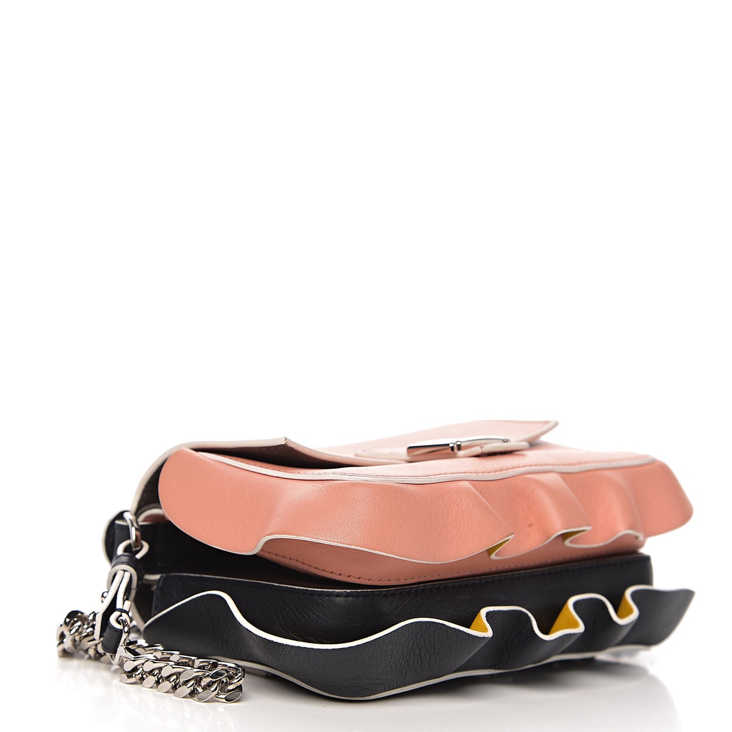 Vitello Dolce Waves Tri-Color Micro Double Baguette Blue Notte Chantilly