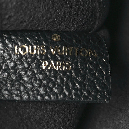 Louis Vuitton Empreinte Monogram Giant Neverfull MM Pochette Black 6 of 7