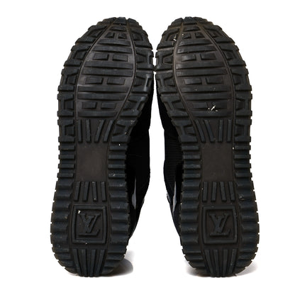 Louis Vuitton Suede Monogram Run Away Sneakers 37 Black 6 of 8