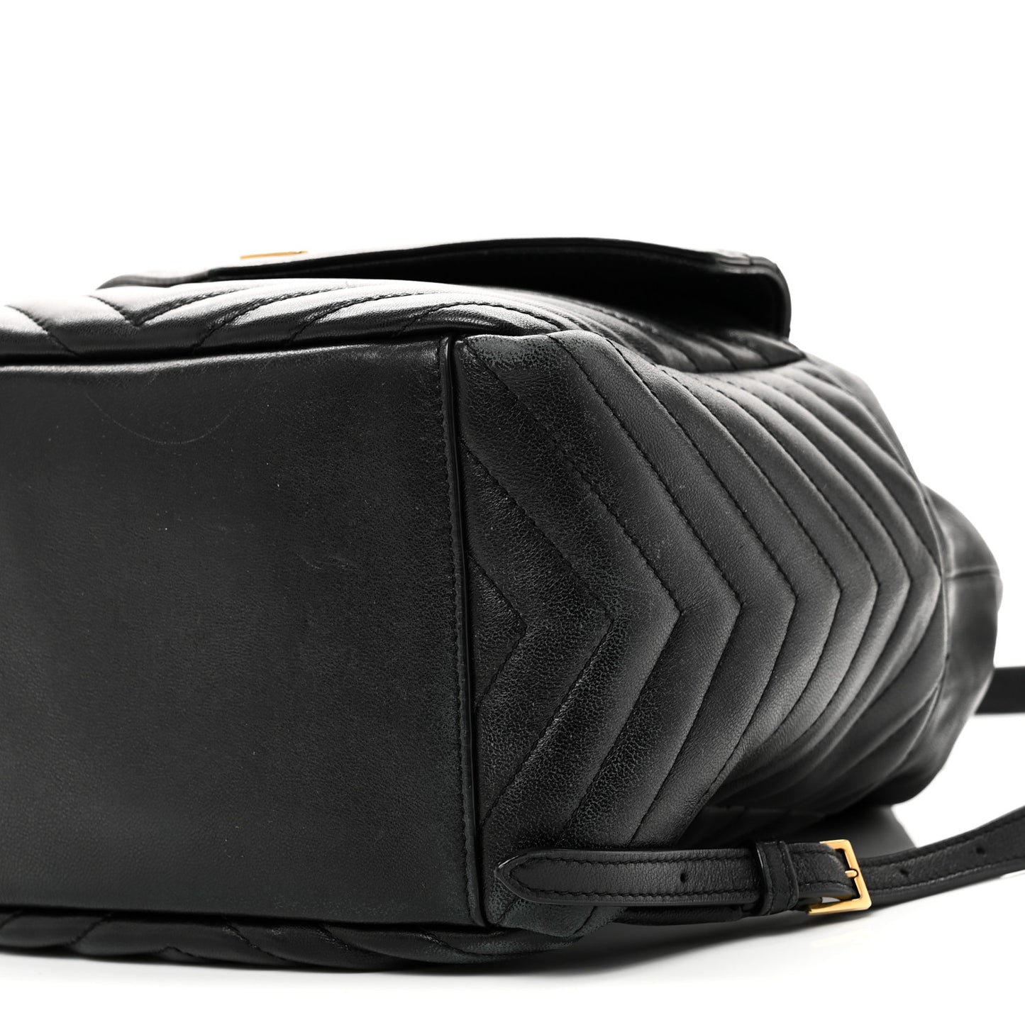 Lambskin Matelasse Monogram Joe Backpack Black