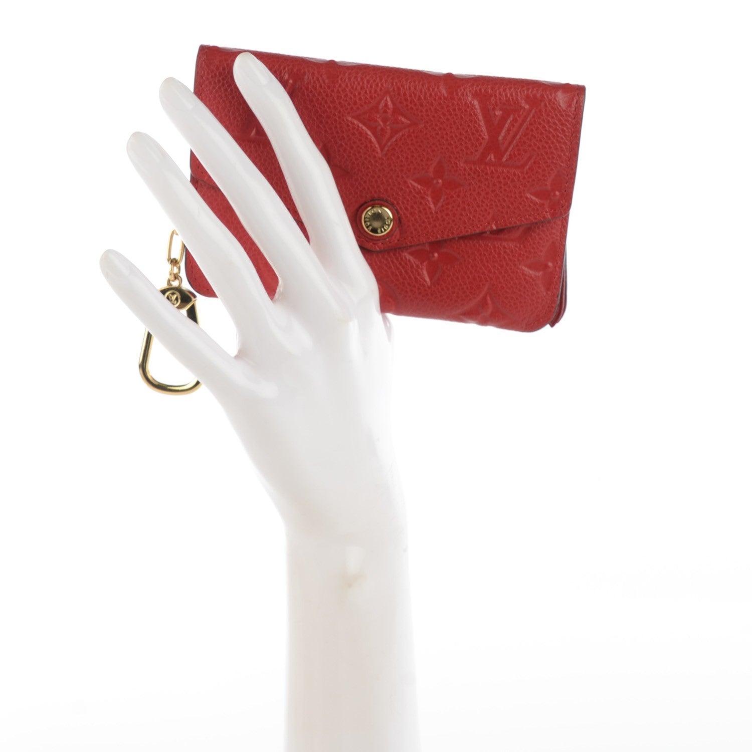 Louis Vuitton Empreinte Key Pouch Cherry 2 of 7