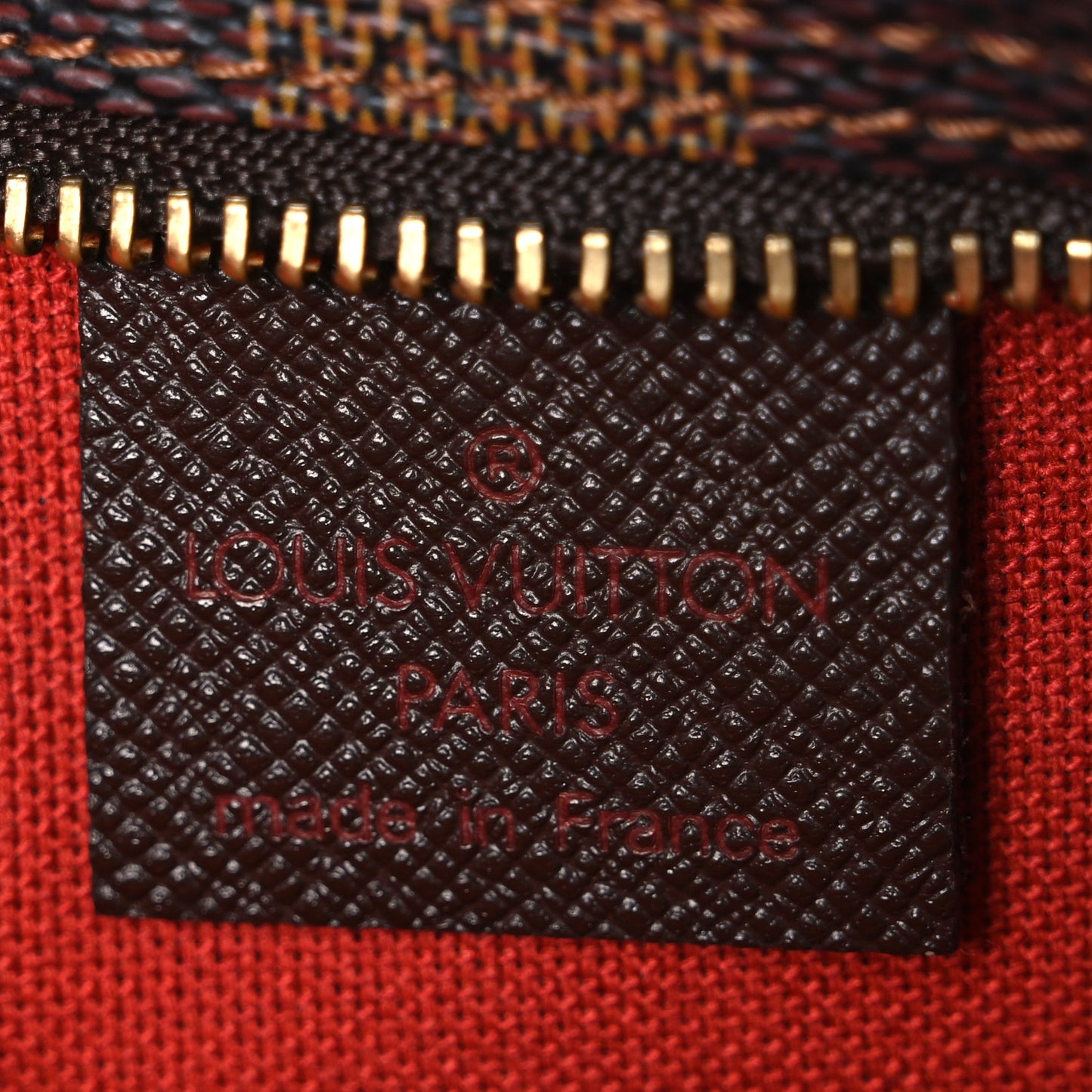 Damier Ebene Trousse Make Up Bag Pochette